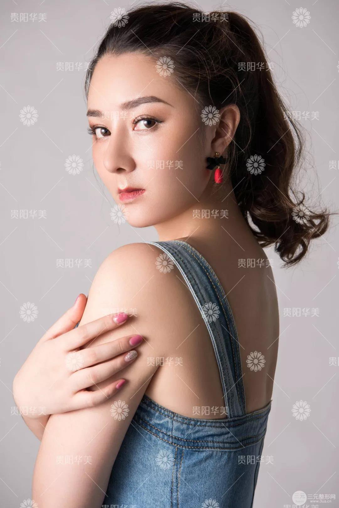 貴陽華美郭宗科全切雙眼皮+假體隆鼻案例前后對比圖 華美員工全臉整形實(shí)錄