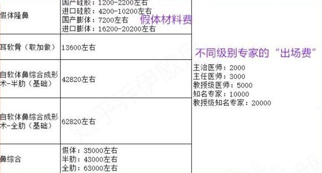 墊鼻梁要多少錢(qián)大概|費(fèi)用?