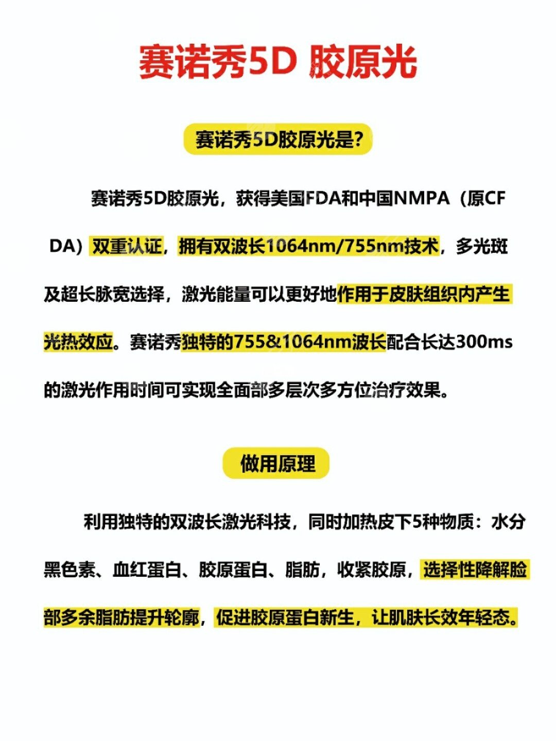 賽諾秀5d多少錢一次