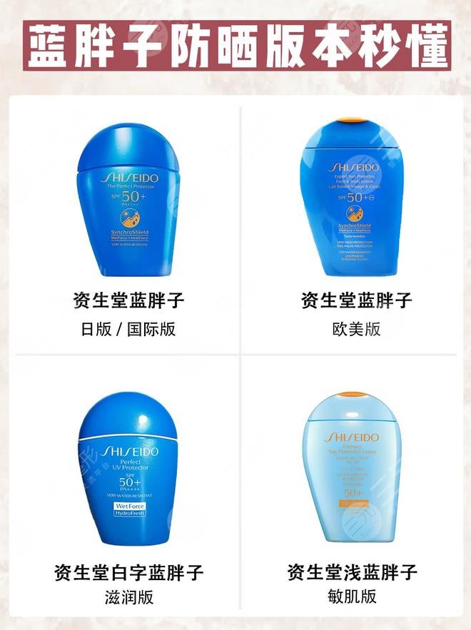 資生堂藍胖子防曬適合什么膚質