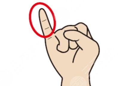小指彎曲