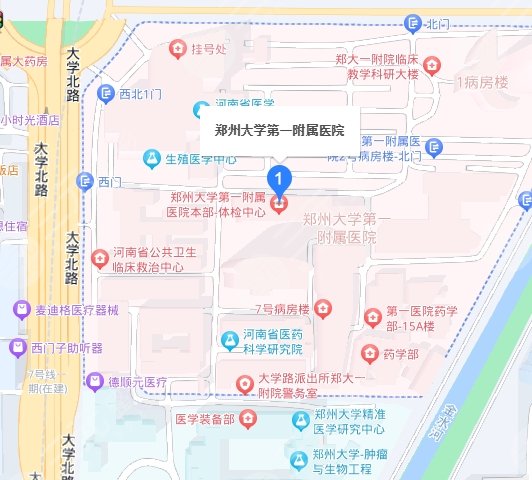 鄭大一附院地址