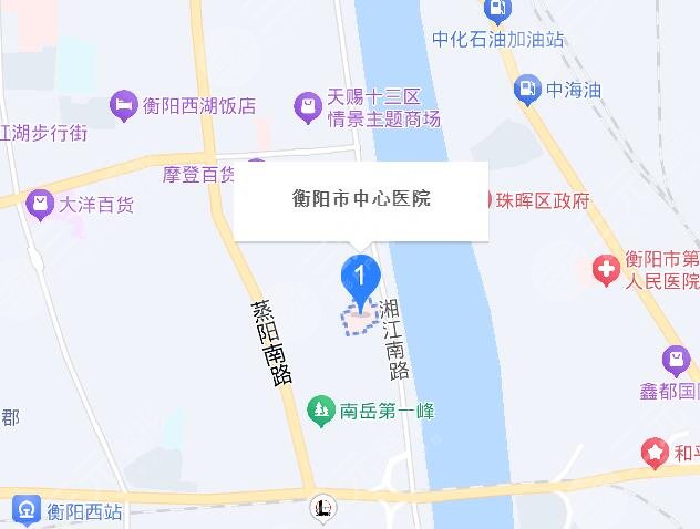 衡陽市中心醫(yī)院地址