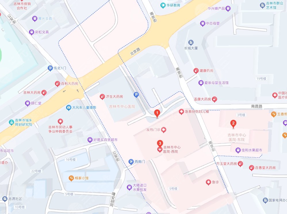吉林市中心醫(yī)院地址