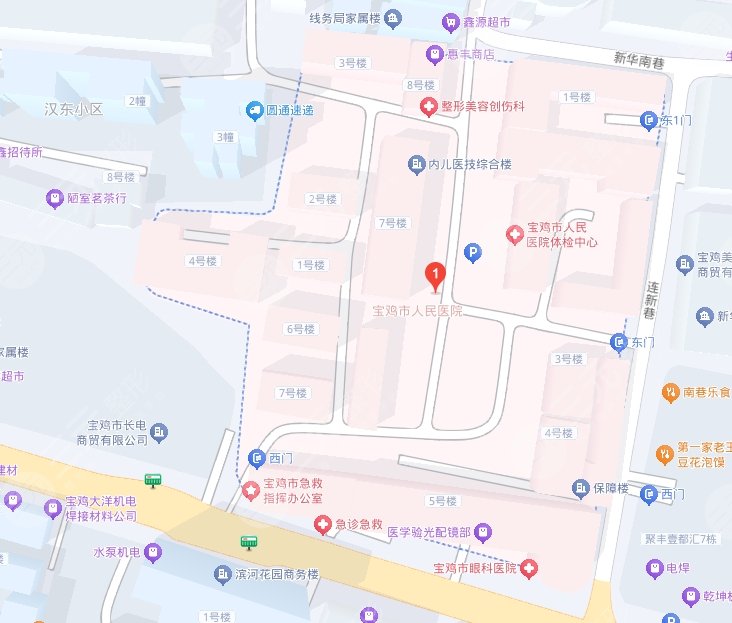 寶雞市人民醫(yī)院地址