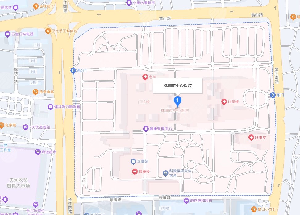 株洲市中心醫(yī)院地址