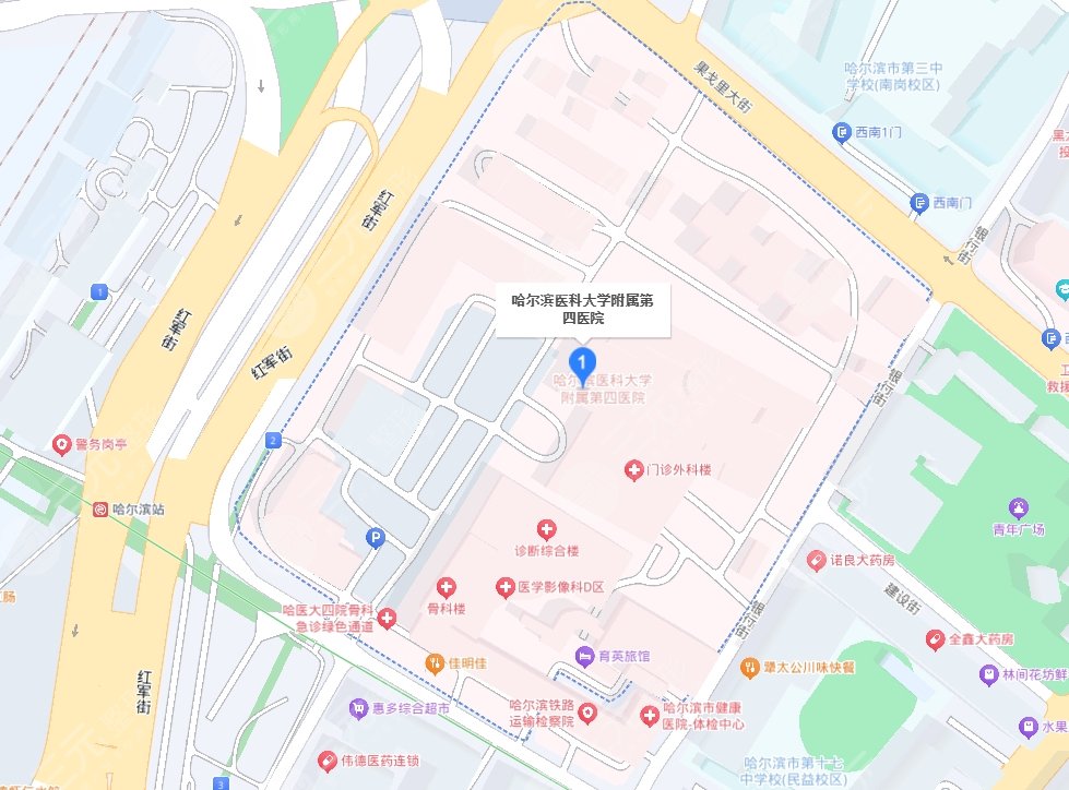 哈爾濱醫(yī)大四院地址