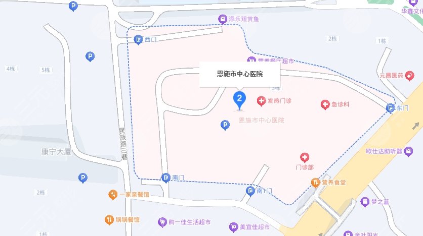 恩施州中心醫(yī)院地址