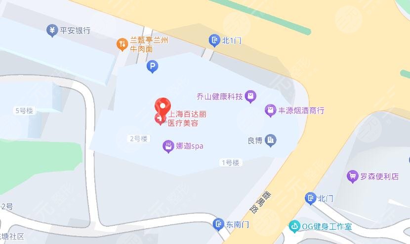 上海百達(dá)麗醫(yī)療美容地址