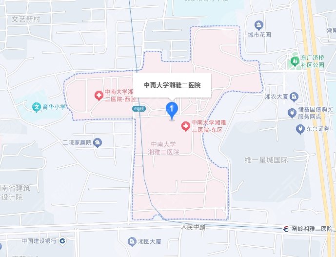 長(zhǎng)沙湘雅二醫(yī)院地址