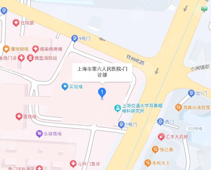 上海第六人民醫(yī)院地址