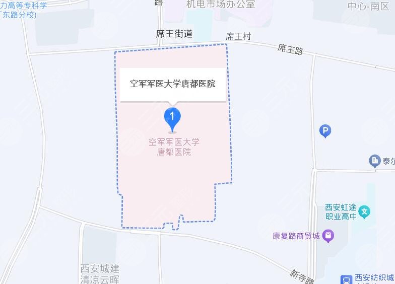 空軍軍醫(yī)大學(xué)唐都醫(yī)院地址