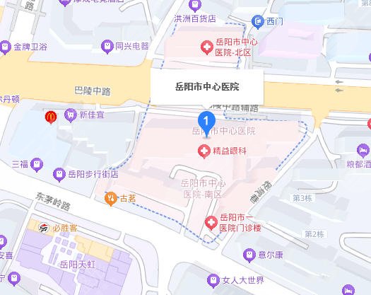 岳陽中心醫(yī)院地址